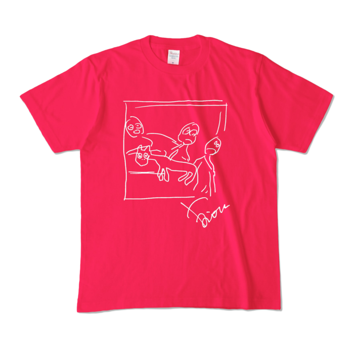 鷹宮リオン ゲ◯ニカカラーTシャツの商品画像