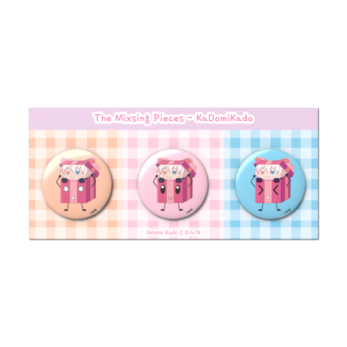 The Mixsing Pieces Can Badge Set KaDomiKado