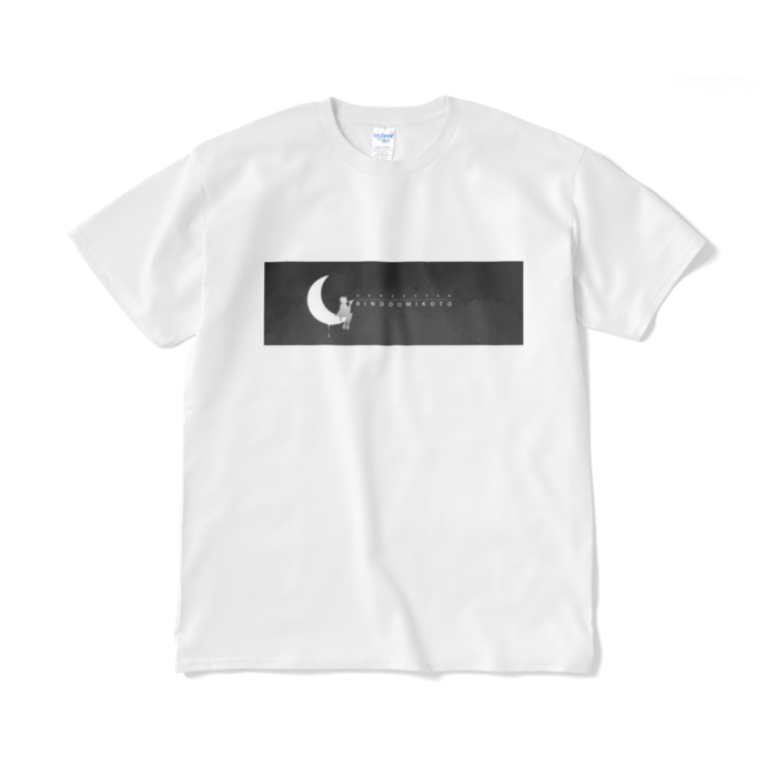 竜胆尊 オリジナルTシャツ Tシャツ - XL - 白×モノクロの公式画像