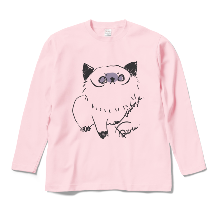 ワトソンロングスリーブTシャツ ライトピンク - M