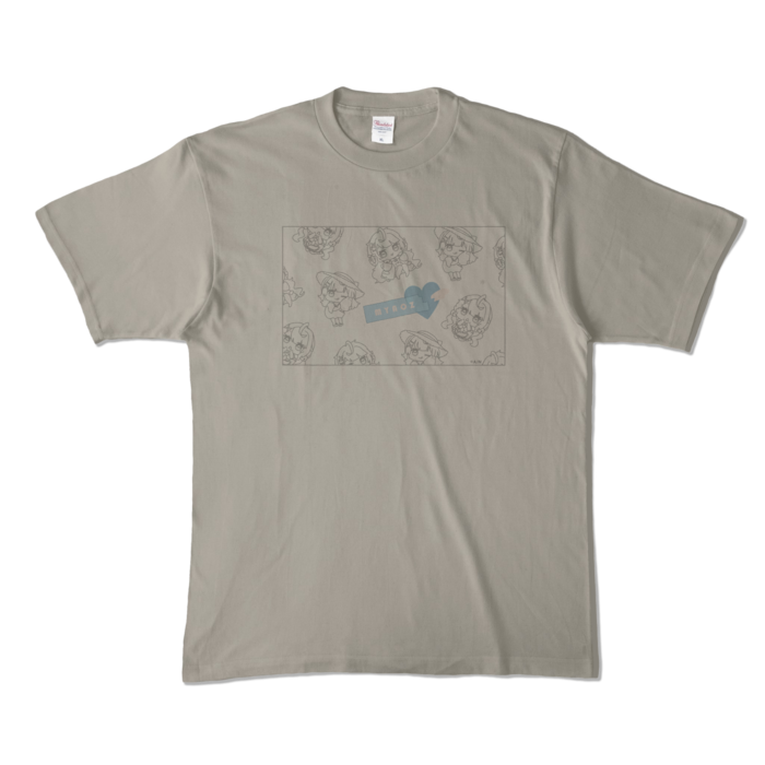 みゃがいっぱいてぃー - シルバーグレー -XL