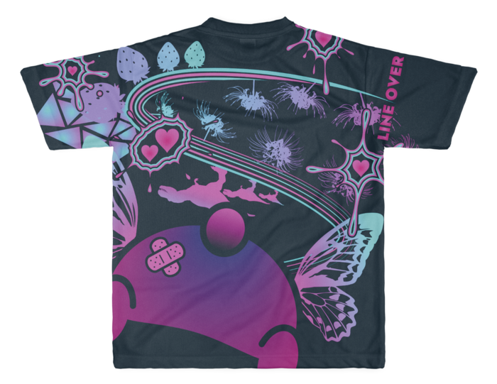 本間ひまわり オリジナル フルグラフィックTシャツ