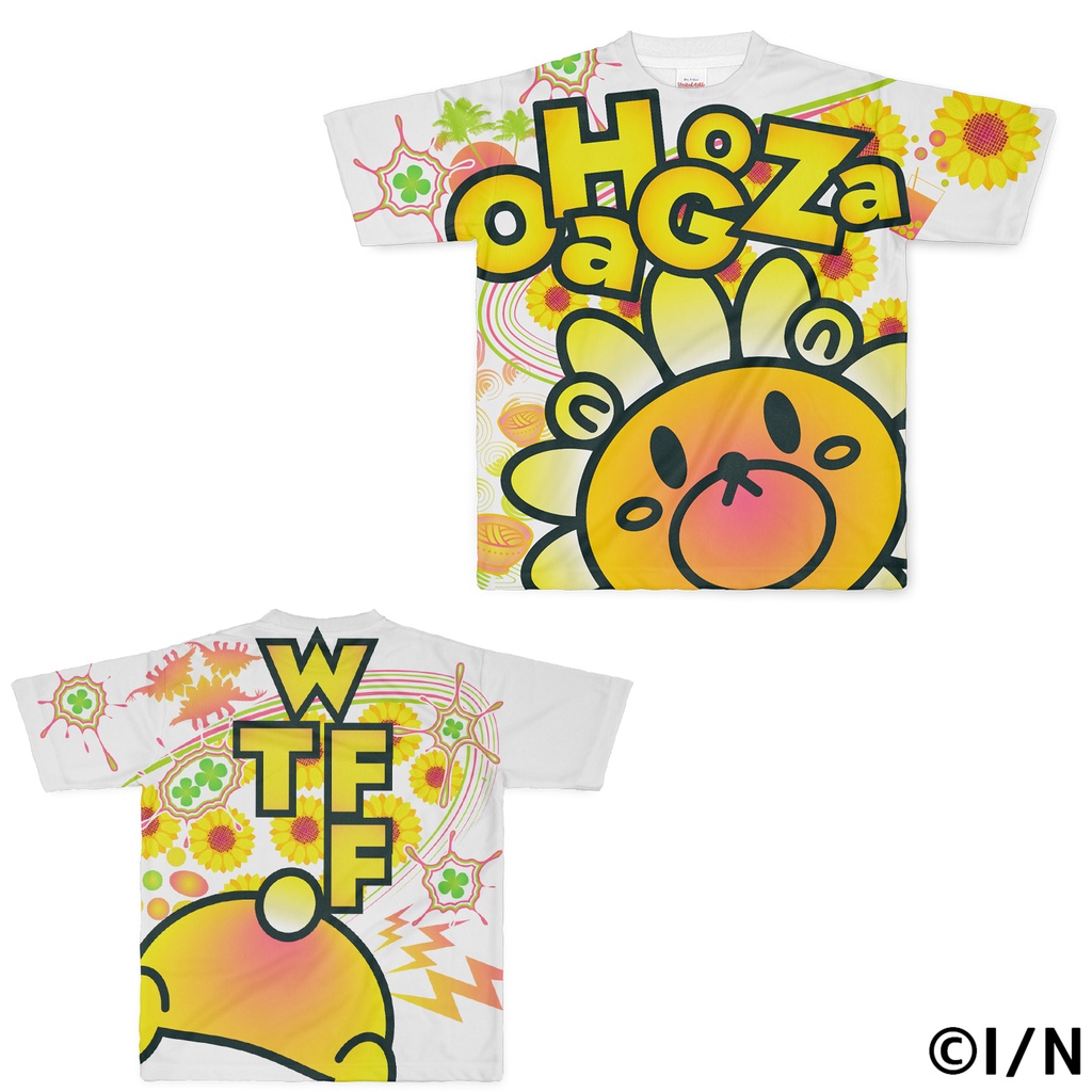 本間ひまわり オリジナル フルグラフィックTシャツの商品画像