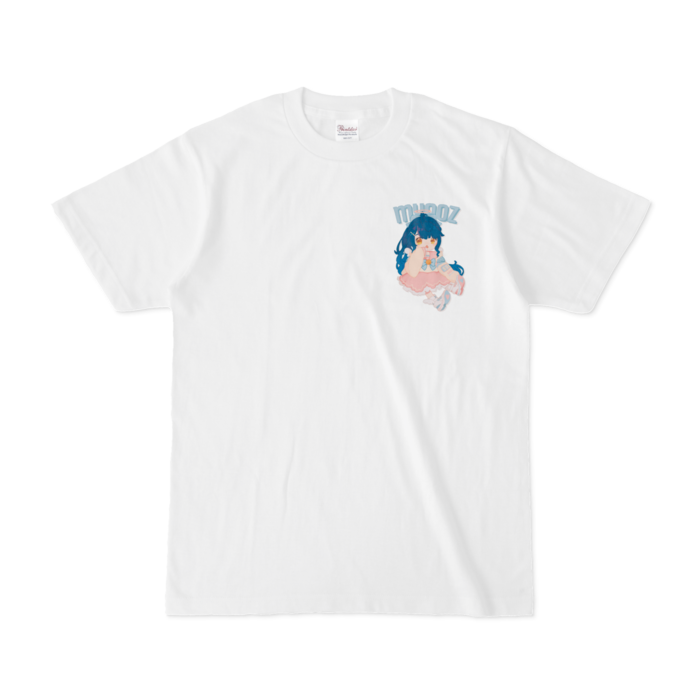 天宮こころ の胸ぷりTシャツ - S - ピンク-ポニーテールの公式画像