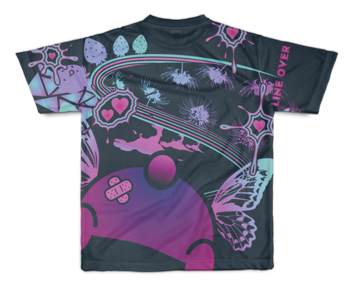 本間ひまわり オリジナル フルグラフィックTシャツ