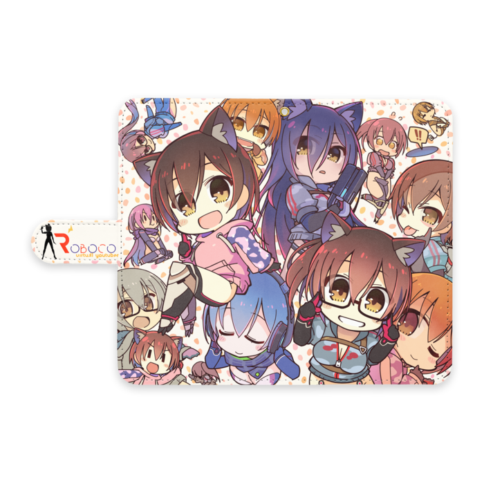手帳型ロボ子さんだらけーす(Android)の商品画像