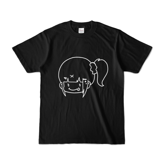 ぺろりんはやちぇTシャツ - S - ブラック