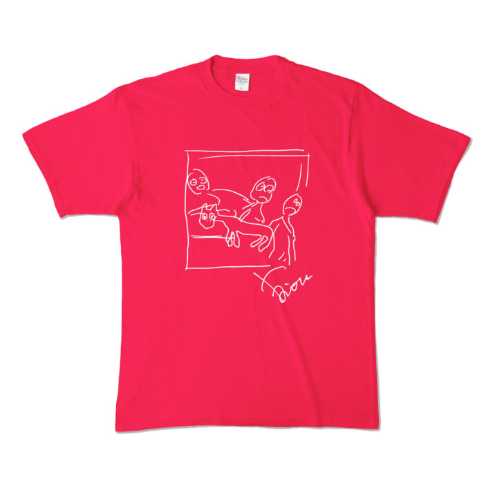 鷹宮リオン ゲ◯ニカカラーTシャツの商品画像