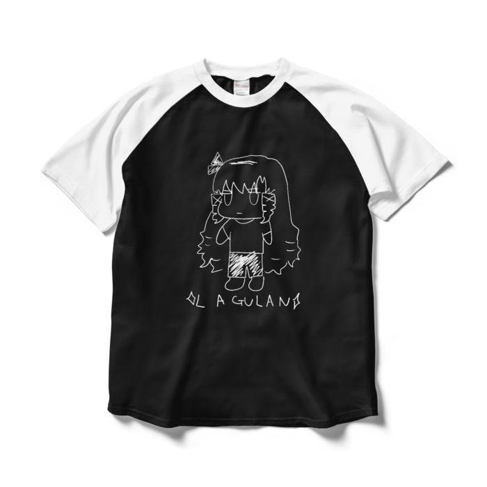 ひゃくまんてんばらサロメちゃんラグランTシャツ おおきめの公式画像