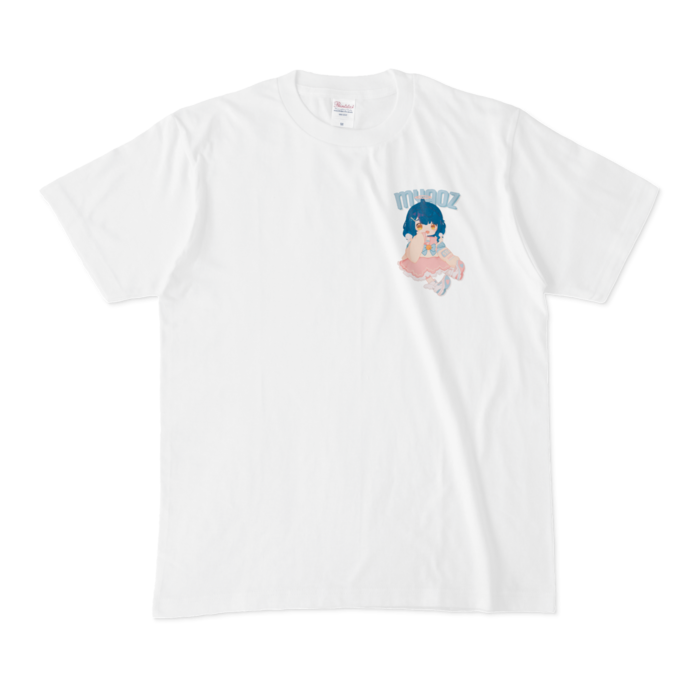 天宮こころ の胸ぷりTシャツ - M - ピンク-ボブの公式画像