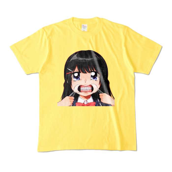 カラーTシャツ - M - イエロー - 背景ナシ