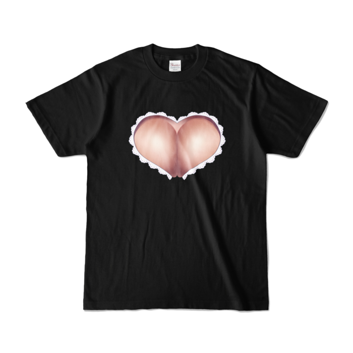 愛園愛美 オリジナルTシャツ(ブラック) カラーTシャツ - S - ブラック (濃色)