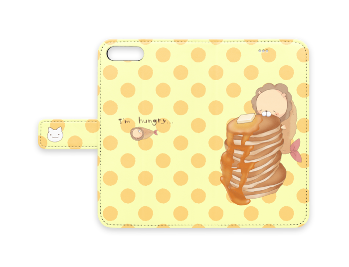 えびふらいおん手帳型ケース（iPhone） 夏色まつり 手帳型iPhoneケース - iPhone 8 Plus / 7 Plus - ストラップ穴 なしの公式画像