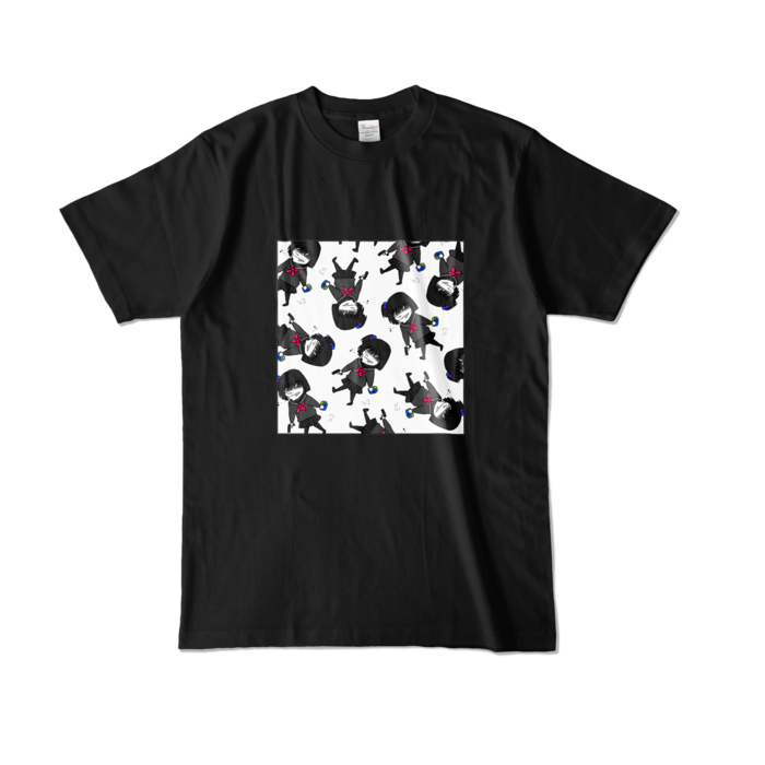 雨森小夜 オリジナルTシャツ(黒) Tシャツ(B) - L - 黒