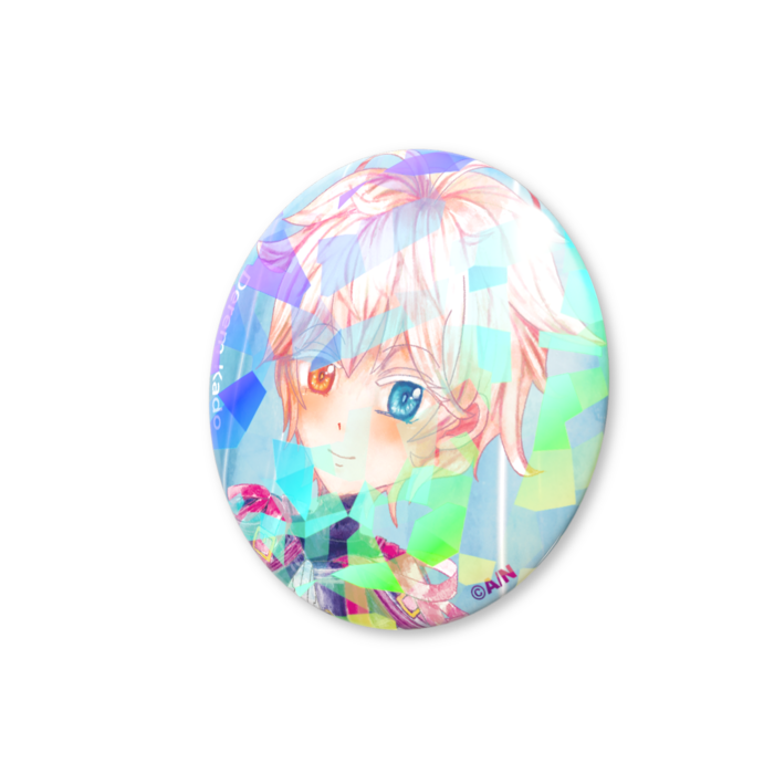 The Mixsing Pieces Holographic Can Badge Derem Crystalの商品画像