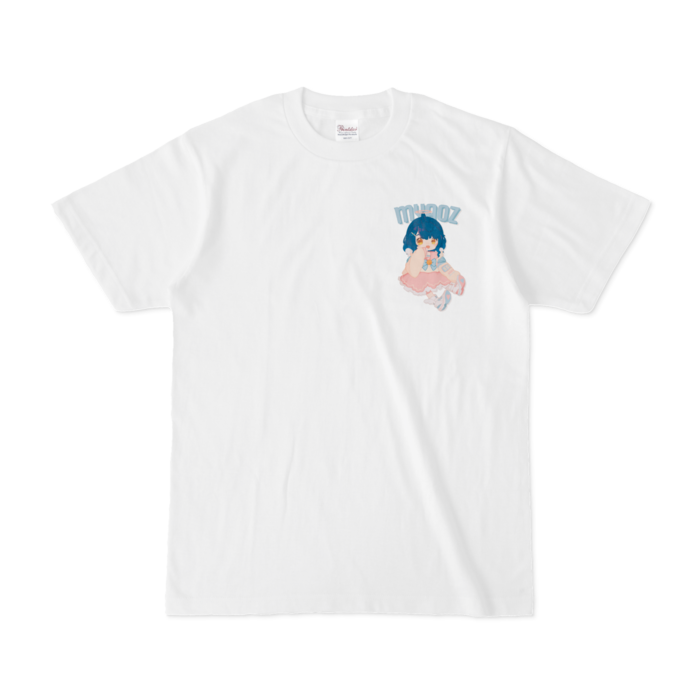 天宮こころ の胸ぷりTシャツ - S - ピンク-ボブの公式画像