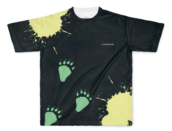 森中花咲 オリジナルフルグラフィックTシャツ フルグラフィックTシャツ - L -(黒)の公式画像