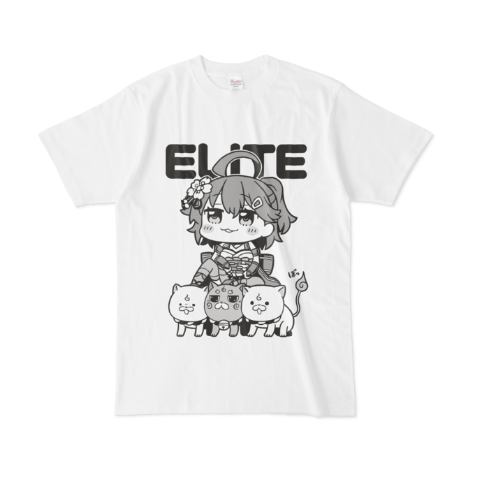 さくらみこ　エリート巫女をヨイショするTシャツ Tシャツ - L - 正面の公式画像