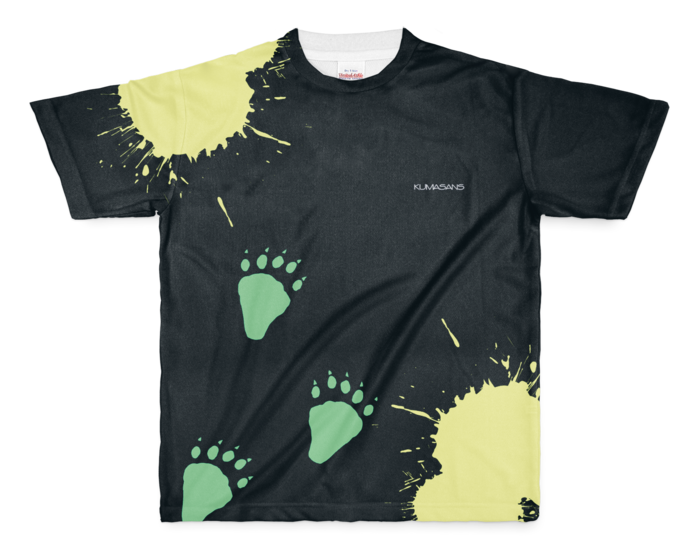 森中花咲 オリジナルフルグラフィックTシャツ フルグラフィックTシャツ - M -(黒)の公式画像