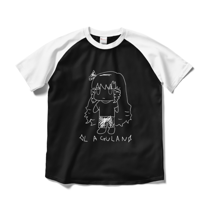 ひゃくまんてんばらサロメちゃんラグランTシャツ ちゅうかんの公式画像
