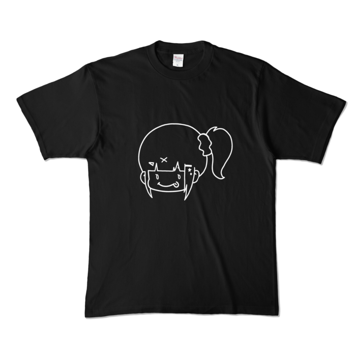 ぺろりんはやちぇTシャツ - XL - ブラック