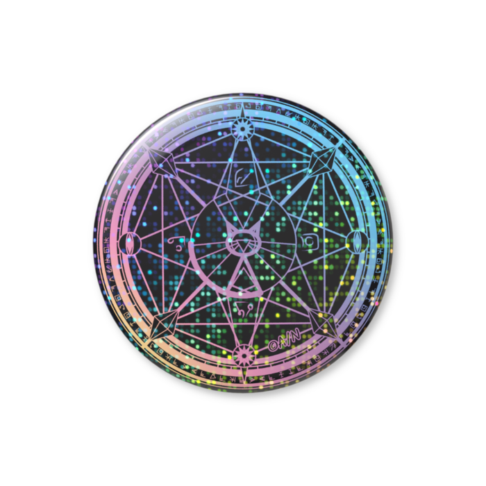 The Mixsing Pieces Holographic Can Badge Magic Circleの公式画像