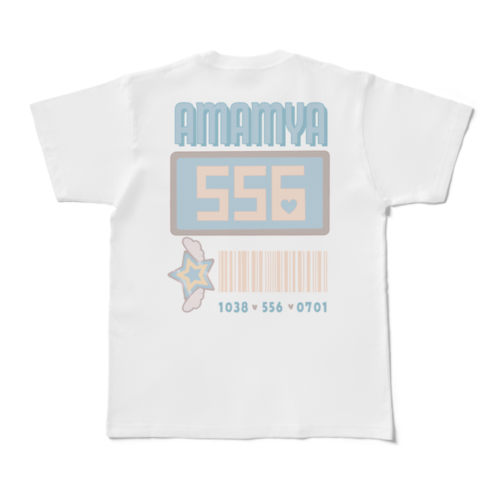 天宮こころ の胸ぷりTシャツ - M - ブラウン-ハーフツインの商品画像