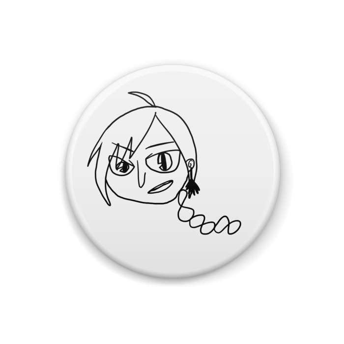 缶バッジ - 32mm 緑仙