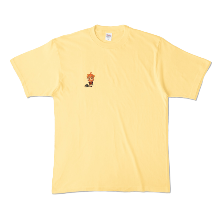 ぷTシャツA -ライトイエロー -XL