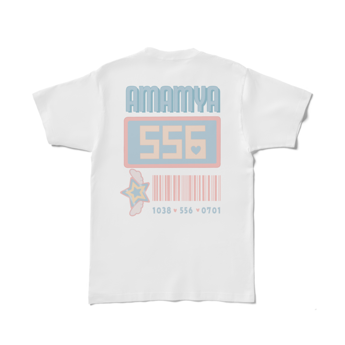 天宮こころ の胸ぷりTシャツ - L - ピンク-ボブの商品画像