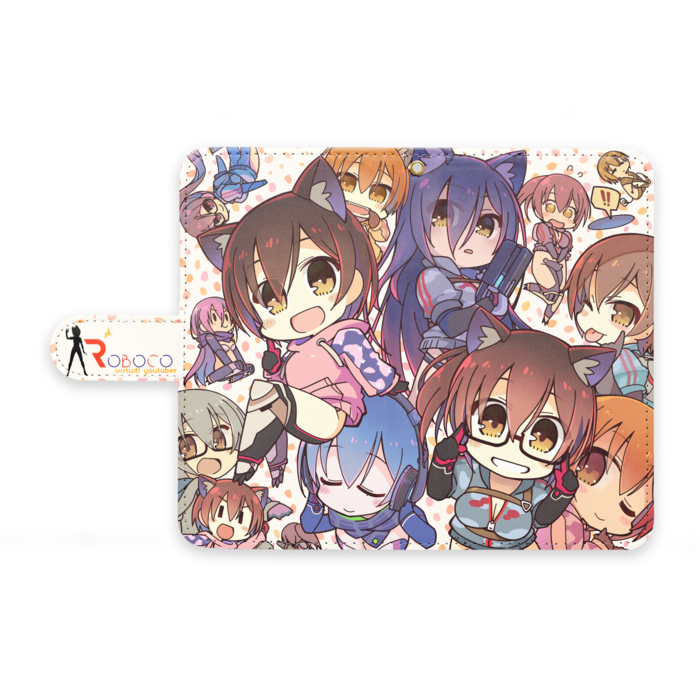 手帳型ロボ子さんだらけーす(Android)の商品画像