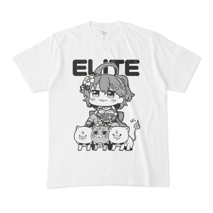 さくらみこ　エリート巫女をヨイショするTシャツ Tシャツ - M - 正面の公式画像