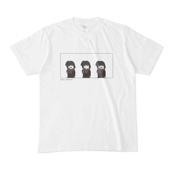 雨森小夜 オリジナルTシャツ(白) Tシャツ(A) - M - 白の公式画像