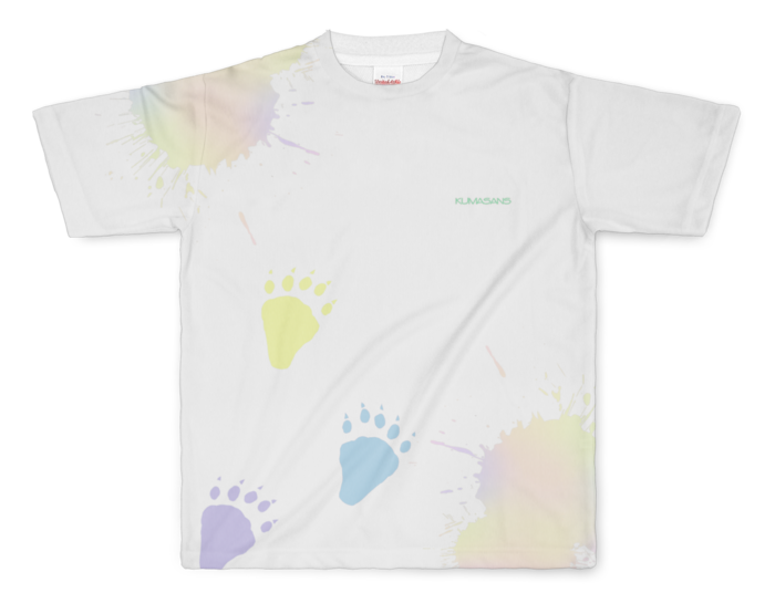 森中花咲 オリジナルフルグラフィックTシャツ フルグラフィックTシャツ - L -(白)の公式画像
