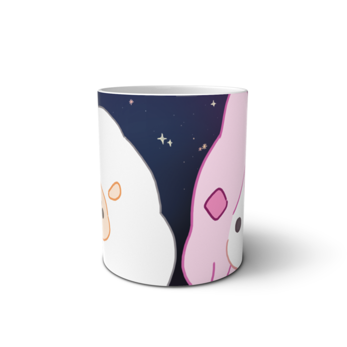 ヤン ナリ せかいせいふく(•ˋ _ ˊ•)オリジナルマグカップ