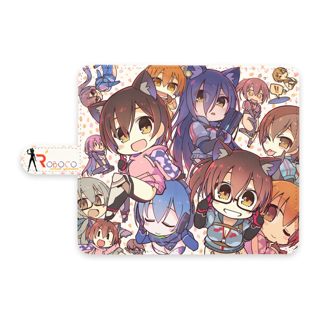 手帳型ロボ子さんだらけーす(Android)の商品画像