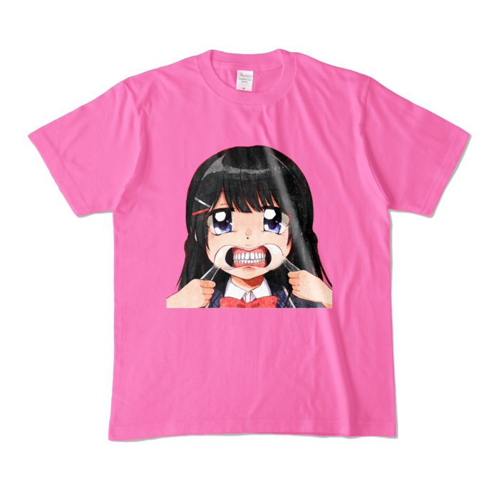 カラーTシャツ - M - ピンク - 背景ナシ