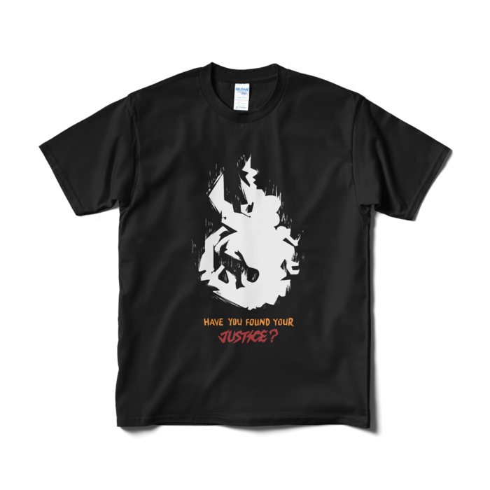 Etna Crimson "Have You Found Your JUSTICE? " Original T-Shirt Design B - Black Mの公式画像
