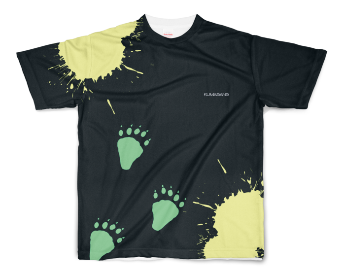 森中花咲 オリジナルフルグラフィックTシャツ フルグラフィックTシャツ - S -(黒)の公式画像