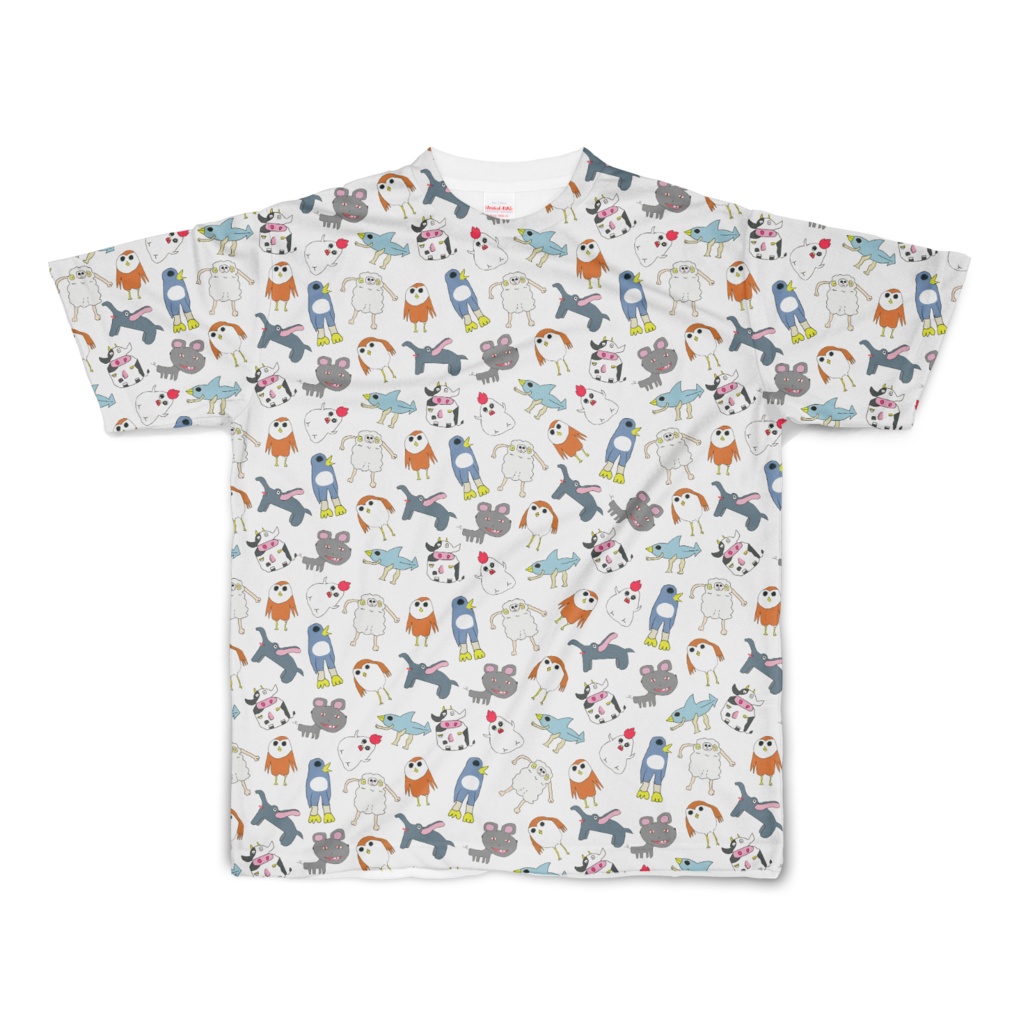 花咲みやび 「花咲の森」フルグラフィックTシャツの商品画像