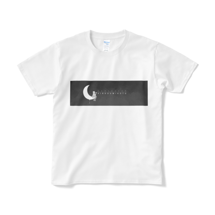 竜胆尊 オリジナルTシャツ Tシャツ - S - 白×モノクロの公式画像