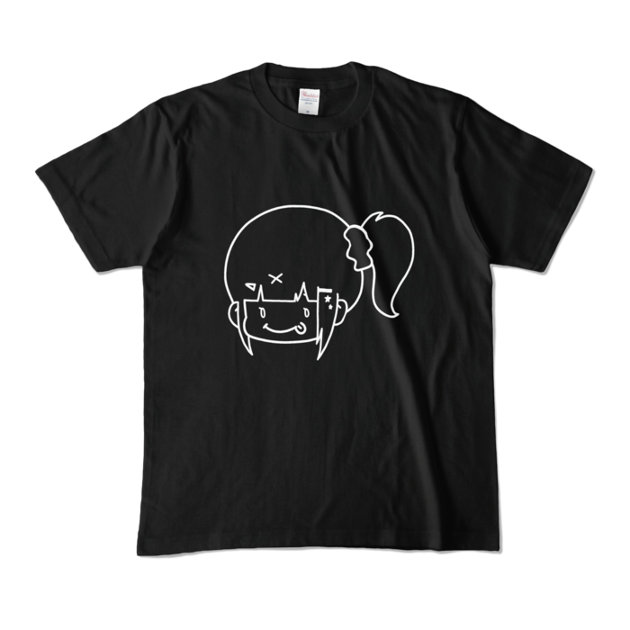 ぺろりんはやちぇTシャツ - M - ブラック