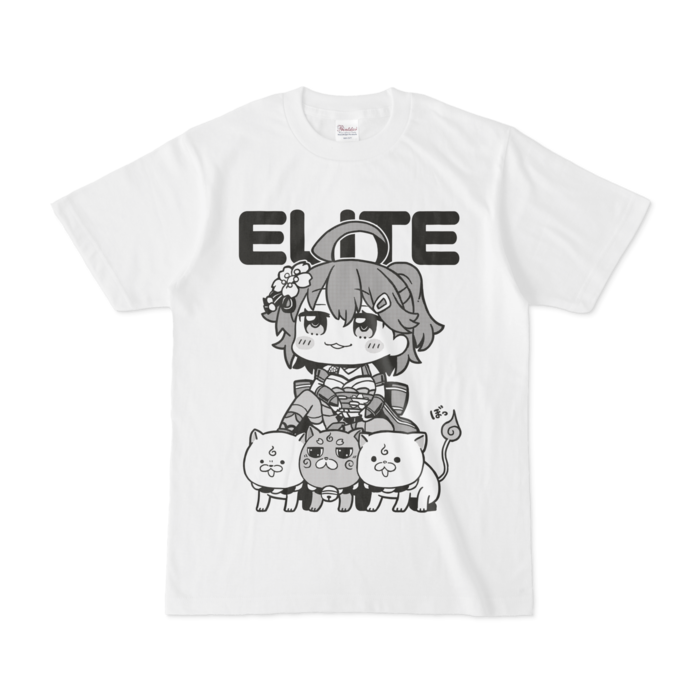 さくらみこ　エリート巫女をヨイショするTシャツ Tシャツ - S - 正面の公式画像