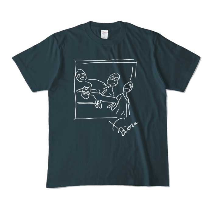 カラーTシャツ - M - デニム (濃色)