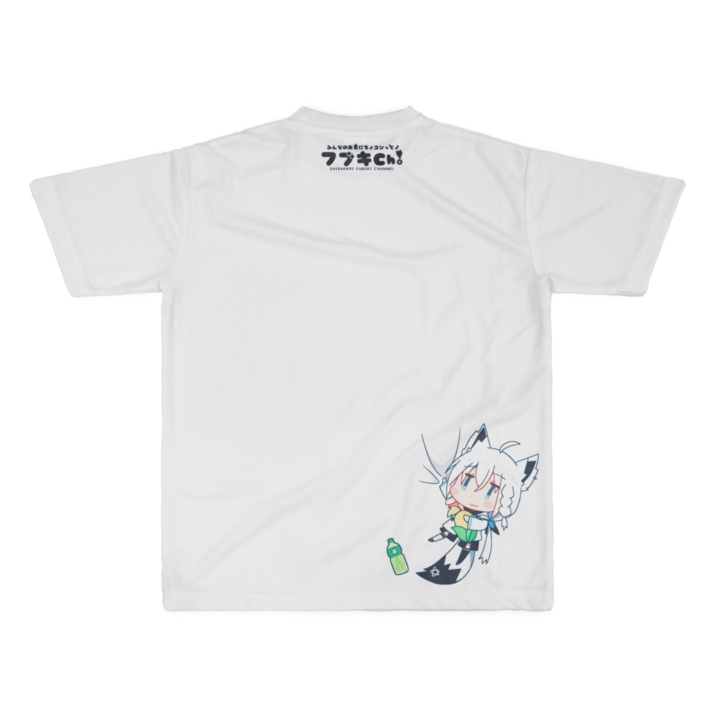 狐じゃい!フルグラフィックTシャツ(M, XL) 白上フブキの商品画像