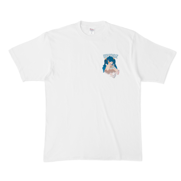 天宮こころ の胸ぷりTシャツ - XL  - ブラウン-ハーフツインの公式画像