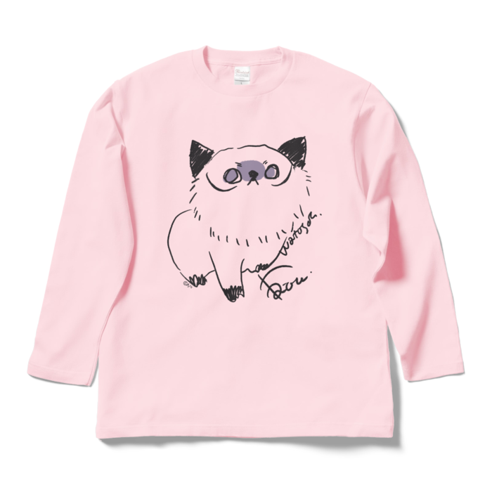 ワトソンロングスリーブTシャツ ライトピンク - L