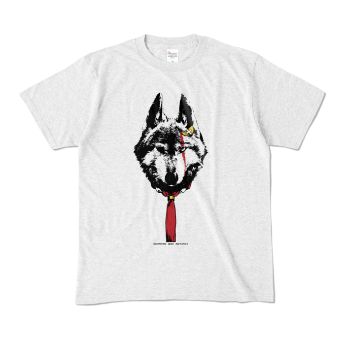 大神ミオ ミオT(ホワイトアッシュ:色あり) カラーTシャツ - M - アッシュ (淡色)