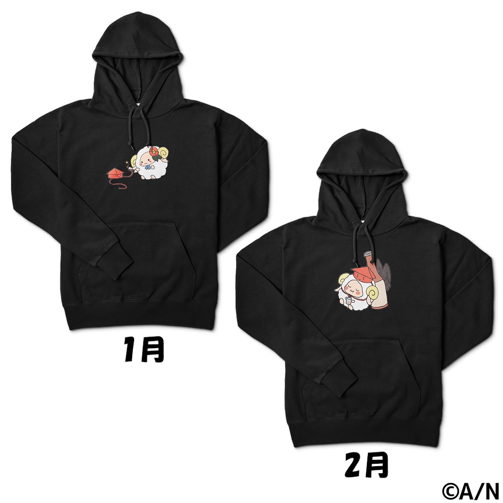 やまなつ晩酌RADIO オリジナルパーカー ブラックの商品画像