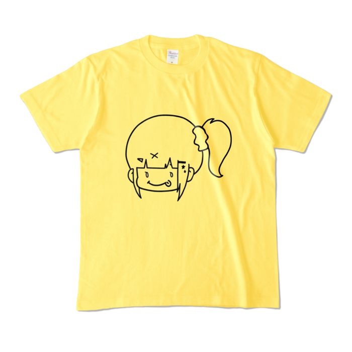 ぺろりんはやちぇTシャツ - M - イエロー